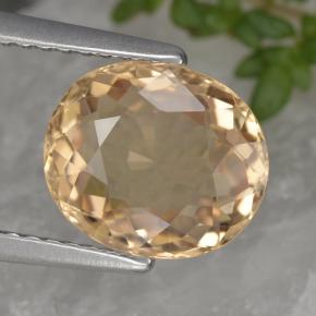 2.4ct Oval Facet Yellow Tourmaline Gem for sale 2.4ct Oval Facet Yellow Tourmaline Gem (ID: 441194)