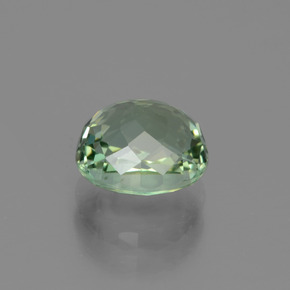 Tourmaline Gemstone in 8.2 x 7.4 mm Size for Sale, Tourmaline Stone in Forest Green Color
