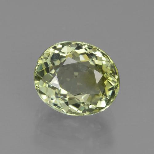 Warm Green Tourmaline Gem - 2.2ct Oval Facet (ID: 441239)