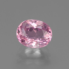 Rosa chiaro Tormalina Gem - 2.4ct Ovale sfaccettato (ID: 441268)
