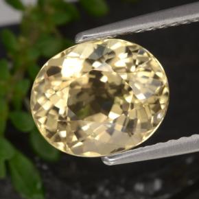 3ct Oval Facet Canary Yellow Tourmaline Gem for sale 3ct Oval Facet Canary Yellow Tourmaline Gem (ID: 441272)