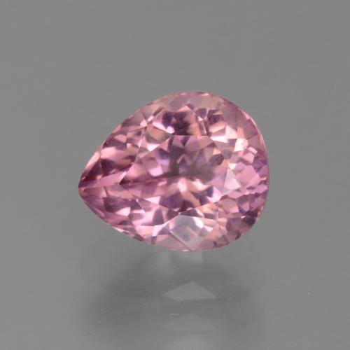 Оранжево-розовый Турмалин Камень - 2.1ct Фасетная Груша (ID: 447624)