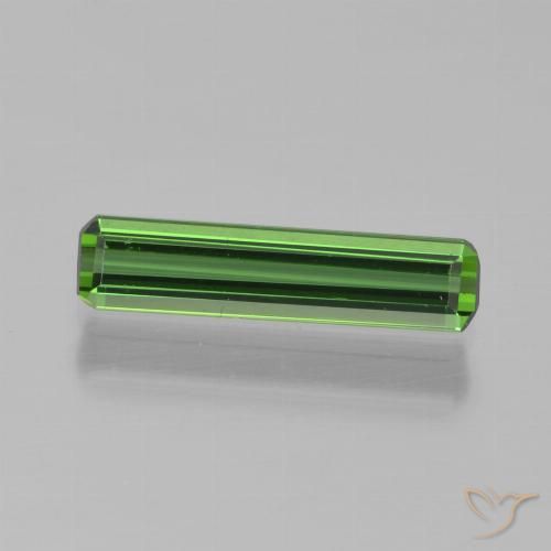 0.75ct Natural Forest Green Tourmaline, Emerald Cut, VVS