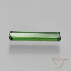 Tourmaline Gemstone in 12.2 x 2.9 mm Size for Sale, Tourmaline Stone in Forest Green Color
