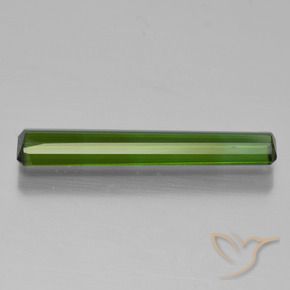 Tourmaline Gemstone in 19.8 x 3.4 mm Size for Sale, Tourmaline Stone in Dark Green Color