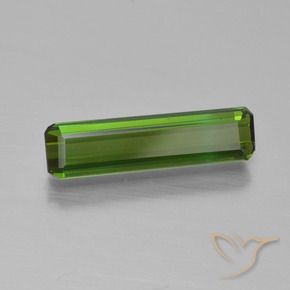 1.00 ct Green Tourmaline Stone, Natural Tourmaline in Octagon Step Cut Shape for Sale