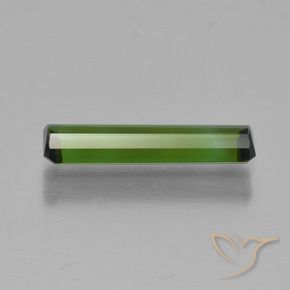 Tourmaline Gemstone in 13.5 x 3.5 mm Size for Sale, Tourmaline Stone in Seaweed Green Color