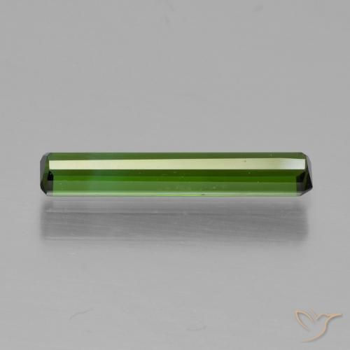 Tourmaline Gemstone in 14.3 x 2.8 mm Size for Sale, Tourmaline Stone in Dark Green Color