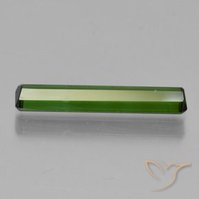 Tourmaline Gemstone in 17.4 x 3.4 mm Size for Sale, Tourmaline Stone in Dark Green Color