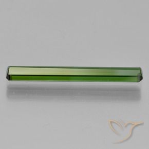 Tourmaline Gemstone in 20.9 x 3 mm Size for Sale, Tourmaline Stone in Forest Green Color
