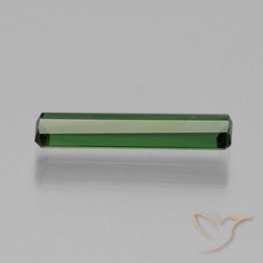 Tourmaline Gemstone in 13.9 x 3.2 mm Size for Sale, Tourmaline Stone in Forest Green Color