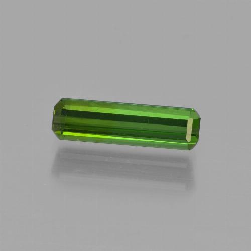 Verde oscuro medio Turmalina Gema - 0.9ct Corte octagonal (ID: 449337)