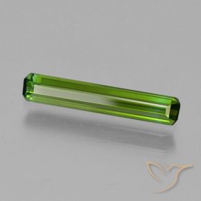 0.83 ct Green Tourmaline Stone, Natural Tourmaline in Octagon Step Cut Shape for Sale