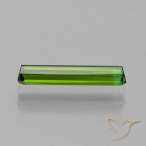 Tourmaline Gemstone in 13.9 x 2.6 mm Size for Sale, Tourmaline Stone in Earthy Green Color