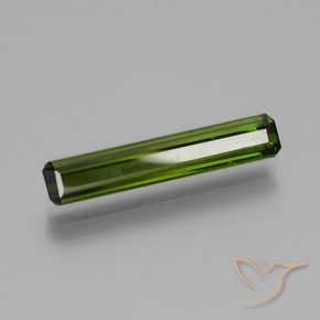 2.60 ct Green Tourmaline Stone, Natural Tourmaline in Octagon Step Cut Shape for Sale