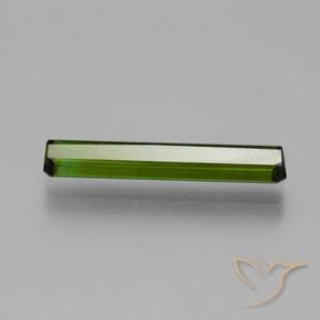 Tourmaline Gemstone in 21.1 x 4 mm Size for Sale, Tourmaline Stone in Forest Green Color