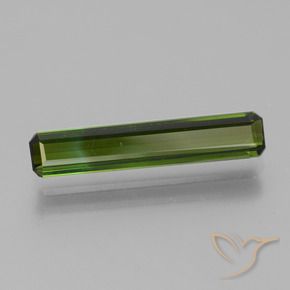 2.05 ct Green Tourmaline Stone, Natural Tourmaline in Octagon Step Cut Shape for Sale