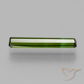 Tourmaline Gemstone in 18.8 x 3.8 mm Size for Sale, Tourmaline Stone in Medium Green Color