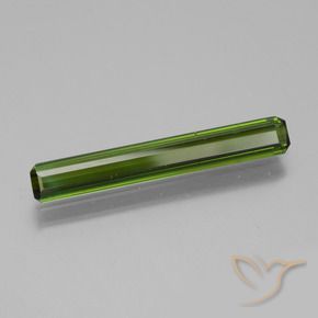 1.87 ct Green Tourmaline Stone, Natural Tourmaline in Octagon Step Cut Shape for Sale