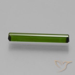 Tourmaline Gemstone in 18.9 x 3.8 mm Size for Sale, Tourmaline Stone in Seaweed Green Color