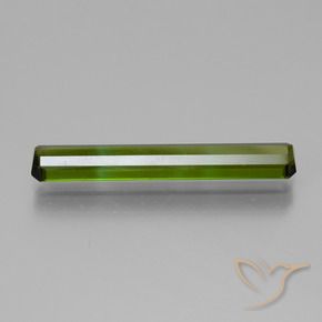 Tourmaline Gemstone in 22.6 x 3.6 mm Size for Sale, Tourmaline Stone in Seaweed Green Color