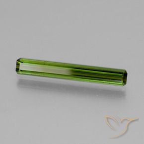 1.69 ct Green Tourmaline Stone, Natural Tourmaline in Octagon Step Cut Shape for Sale
