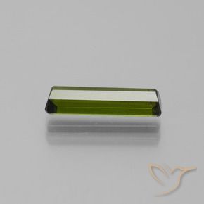 Tourmaline Gemstone in 13.3 x 4 mm Size for Sale, Tourmaline Stone in Medium Green Color