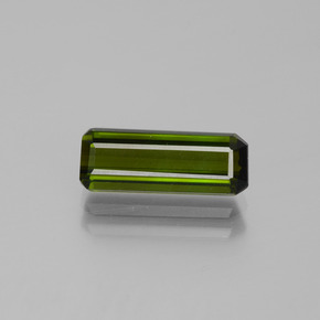Verde terroso Turmalina Gema - 1.9ct Corte octagonal (ID: 449396)