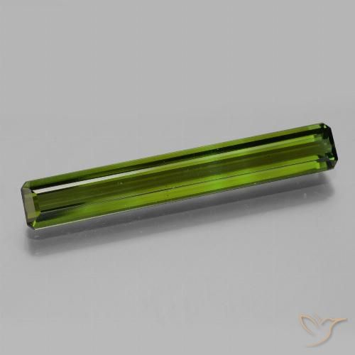 Verde medio Turmalina Gema - 3.2ct Corte octagonal (ID: 449397)