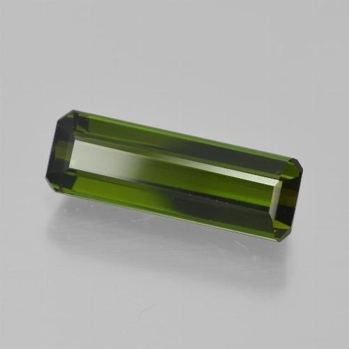 Verde oscuro Turmalina Gema - 2ct Corte octagonal (ID: 449423)