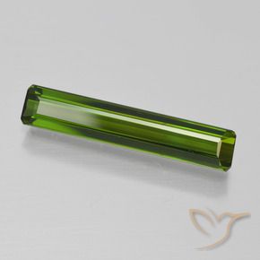 1.82 ct Green Tourmaline Stone, Natural Tourmaline in Octagon Step Cut Shape for Sale
