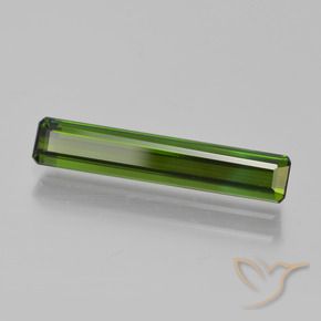 1.79 ct Green Tourmaline Stone, Natural Tourmaline in Octagon Step Cut Shape for Sale