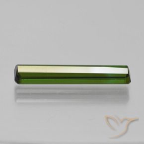 Tourmaline Gemstone in 17.8 x 3.3 mm Size for Sale, Tourmaline Stone in Deep Forest Green Color