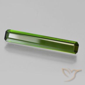 2.64 ct Green Tourmaline Stone, Natural Tourmaline in Octagon Step Cut Shape for Sale