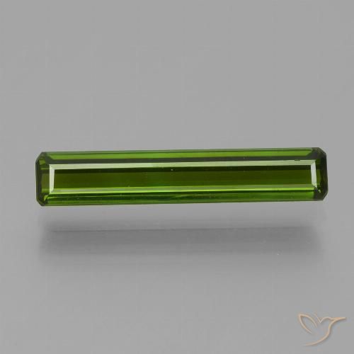 Verde oscuro Turmalina Gema - 2.1ct Corte octagonal (ID: 449453)