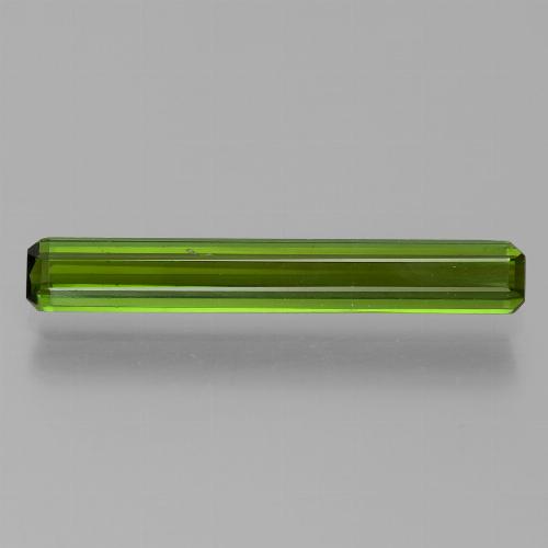 Seaweed Green Tourmaline Gem - 1.7ct Octagon Step Cut (ID: 449454)