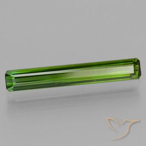 1.72 ct Green Tourmaline Stone, Natural Tourmaline in Octagon Step Cut Shape for Sale