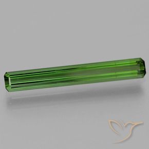 1.67 ct Green Tourmaline Stone, Natural Tourmaline in Octagon Step Cut Shape for Sale