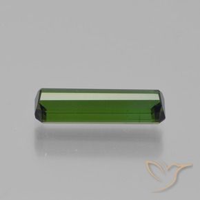 Tourmaline Gemstone in 11.9 x 3.8 mm Size for Sale, Tourmaline Stone in Forest Green Color