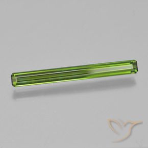 1.14 ct Green Tourmaline Stone, Natural Tourmaline in Octagon Step Cut Shape for Sale