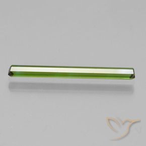 Tourmaline Gemstone in 22.6 x 2.5 mm Size for Sale, Tourmaline Stone in Medium Green Color