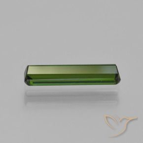 Tourmaline Gemstone in 12.4 x 2.9 mm Size for Sale, Tourmaline Stone in Forest Green Color