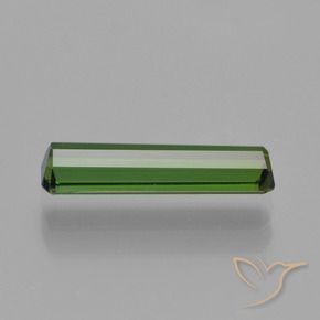 Tourmaline Gemstone in 13.5 x 3.3 mm Size for Sale, Tourmaline Stone in Dark Green Color