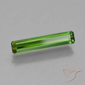 1.03 ct Green Tourmaline Stone, Natural Tourmaline in Octagon Step Cut Shape for Sale