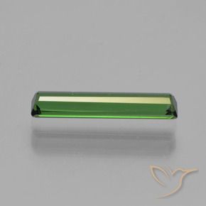 Tourmaline Gemstone in 13.1 x 2.8 mm Size for Sale, Tourmaline Stone in Deep Green Color