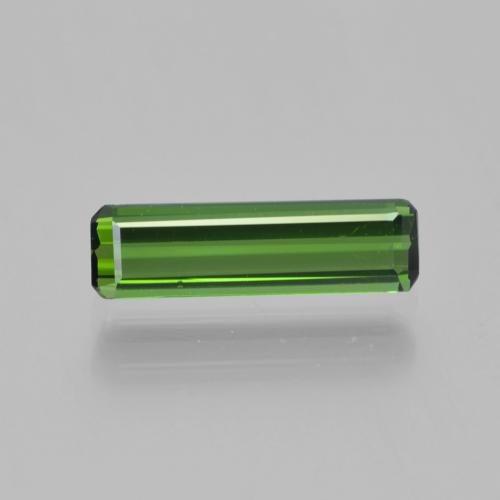 tiefgrün Turmalin Edelstein - 0.8ct Octagon Stufenschliff (ID: 450115)