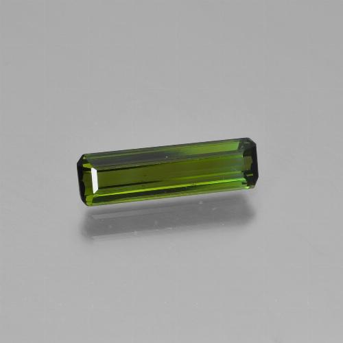 Verde bosque Turmalina Gema - 0.9ct Corte octagonal (ID: 450187)