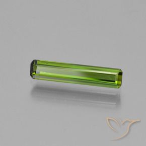 1.01 ct Green Tourmaline Stone, Natural Tourmaline in Octagon Step Cut Shape for Sale
