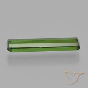 Tourmaline Gemstone in 15.4 x 3.2 mm Size for Sale, Tourmaline Stone in Medium Green Color