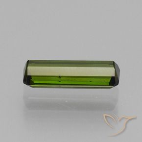 Tourmaline Gemstone in 9.5 x 3.4 mm Size for Sale, Tourmaline Stone in Medium-Dark Green Color